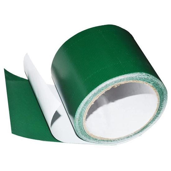 Ruban De Réparation Bâche 8cm X 5m - Adhésif Étanche PVC Pour Toile De Tente, Auvent