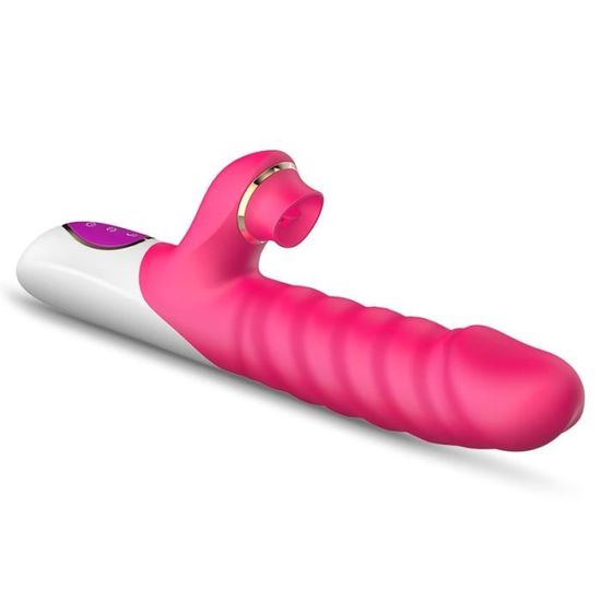 Gode Jelly Rose Avec Ventouse - Taille XL (22cm), Référence CC570132, Matière Souple, Neuf