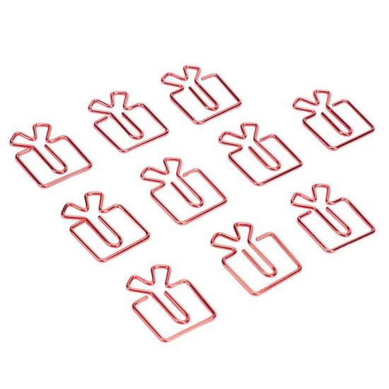 Lot de 200 petits trombones dorés en forme de goutte, pour Organiser Documents, Photos et Notes, Accessoires de Bureau Élégants