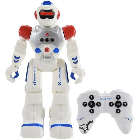 Robot télécommandé Revo Bot - GEAR 2 PLAY - Bleu - Pour Enfant à partir de 3 ans - 48 actions préprogrammées