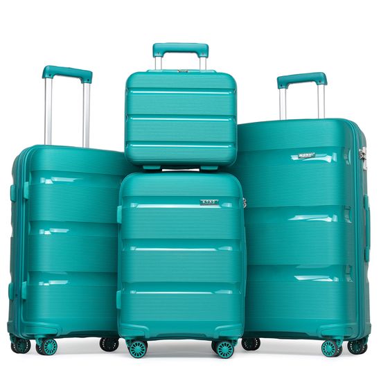 Valise Avec 4 Roulettes Doubles Pivotantes, Légère Et Rigide, Bagage À