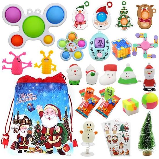 Calendrier De L'Avent Fidget Toys - 24 Surprises Sensoriels Pour Enfants, Garçons, Filles, Ados - Cadeau De Noël - 9