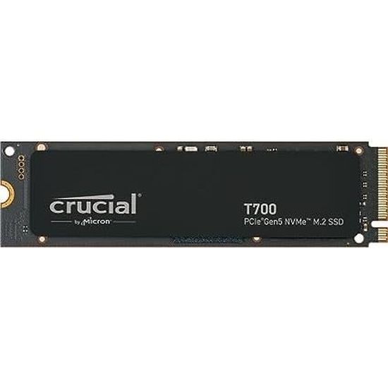 Crucial T700 - SSD Interne - 1 To - PCI Express 5.0 (NVMe) - Sans dissipateur