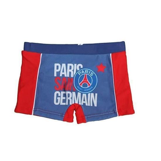 Maillot de bain PSG Paris Saint Germain Enfant Bleu et Rouge du 4 au 12 ans