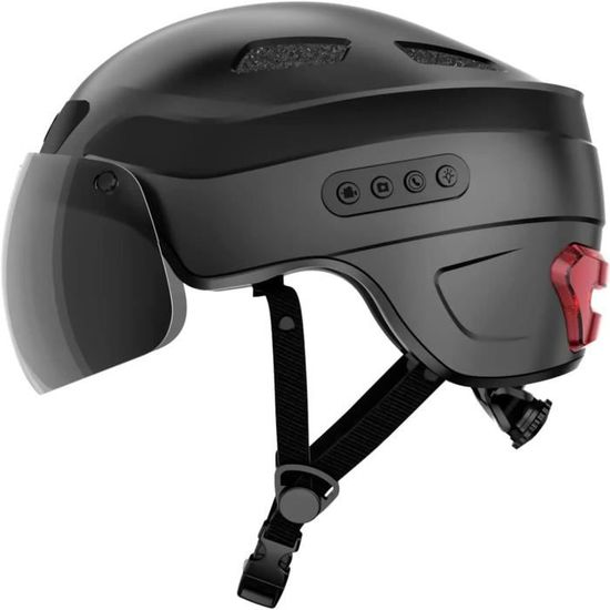 R2B® Casque de vélo pour adultes avec éclairage LED- Taille S - Casque de vélo  pour