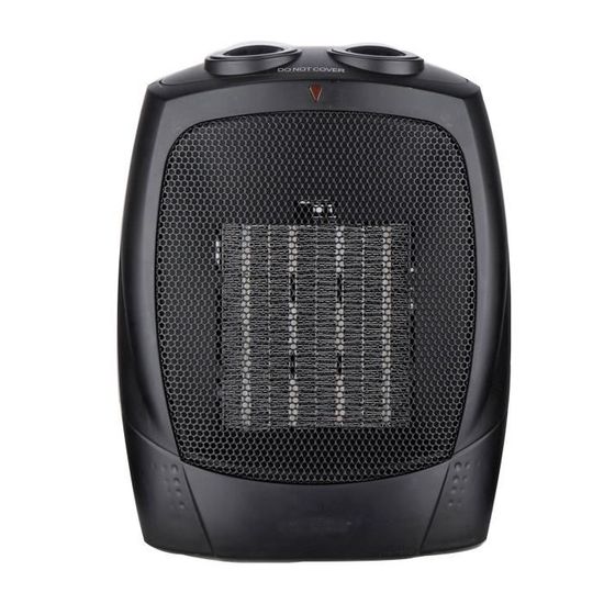 Radiateur Soufflant Céramique PTC 1500W Portable - Rotation, 3 Niveaux, Protection Surchauffe - Pour Bureau, Salle De Bain, Chambre
