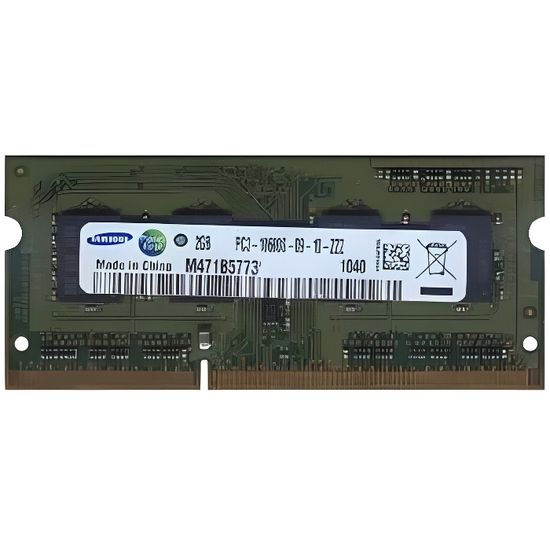 2Go RAM PC Portable SODIMM Samsung M471B5673FH0-CH9 PC3-10600S 1333MHz DDR3