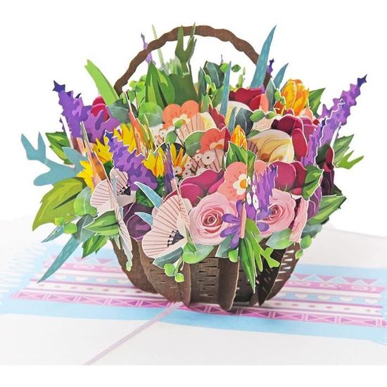 Favour Pop Up Carte De Vu0153ux Pour Le 40e Anniversaire. La