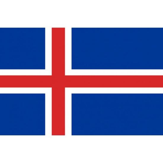 Drapeau Sur Hampe Islande 30 X 45 Cm - MaxFlags