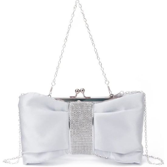 Pochette De Soirée Femme EVEOUT - Satin Cristallisé Pour Mariage & événements élégants