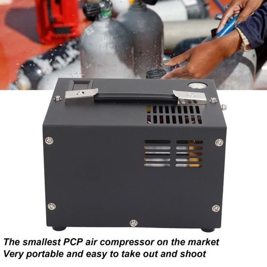 compresseur d'air PCP portable Compresseur d'air PCP, Huile de Compresseur  d'air PCP 4500Psi Anhydre 12V pour Pistolet