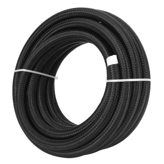 Tuyau à Essence Noir NBR 6mm Intérieur - Rouleau De 3m - Pour Moteurs, Voitures, Tondeuses, Tracteurs - 5