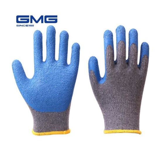 Lot De 480 Gants De Travail En Coton - Bleu Gris, Taille L, 10 Oz - AMZ Supply