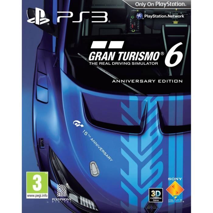 gran turismo 6 edition anniversaire Gran Turismo 6 Edition Anniversaire Jeu Ps3 Achat Vente Jeu gran turismo 6 edition anniversaire