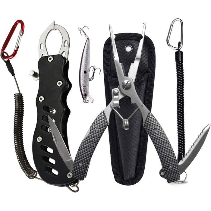 Walmeck Mini pince à lèvres pour poisson avec échelle numérique de 25 kg