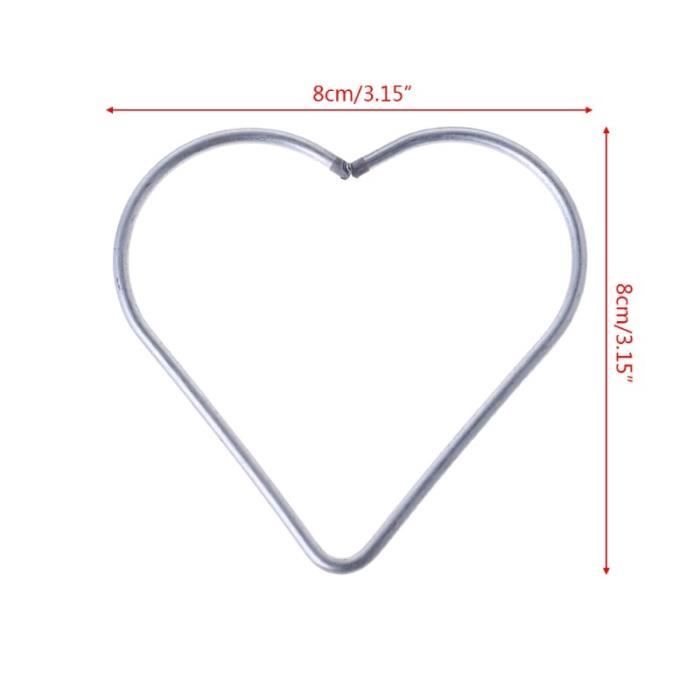 Anneau En Métal Blanc Pour Attrape-rêves Ou Créations Florales