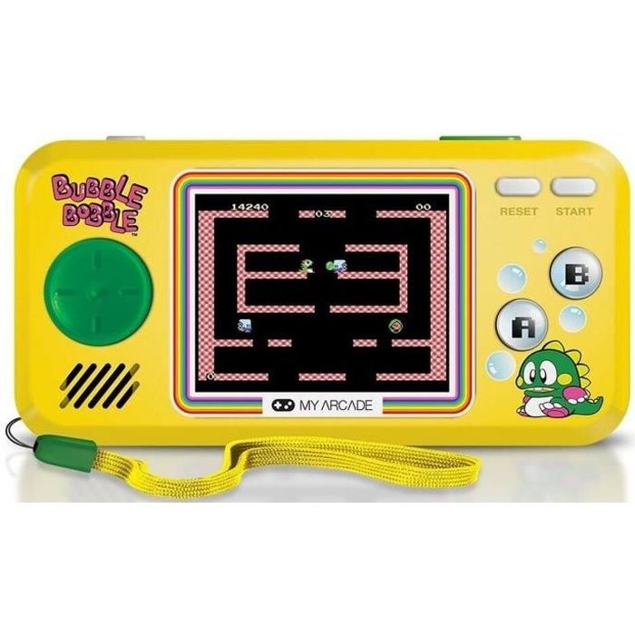 Console rétrogaming 3 Jeux en 1 Just For Games Pocket Player Bubble Bobble - vue 6