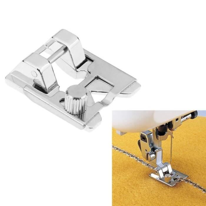 MACHINE A COUDRE,Machine à coudre domestique 1 pièce,Ensemble de pieds à ourlet roulé pour Brother Singer accessoires de couture #A