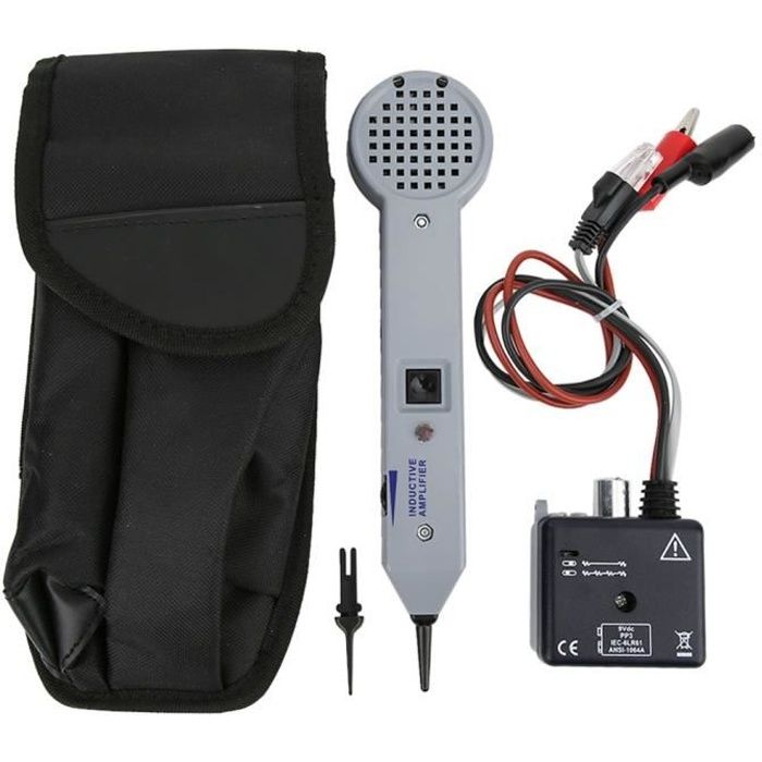 Testeur de Circuit de Traçage de Fil Kit d'Amplificateur Inductif et de Sonde de Générateur de Tonalité de Haute Précisio