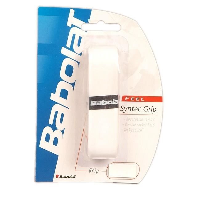 Grip raquette de tennis Synthec pro grip blanc