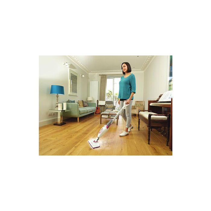 Black & Decker steam-mop BDS1616R Nettoyeur à vapeur balai sans sac blanc