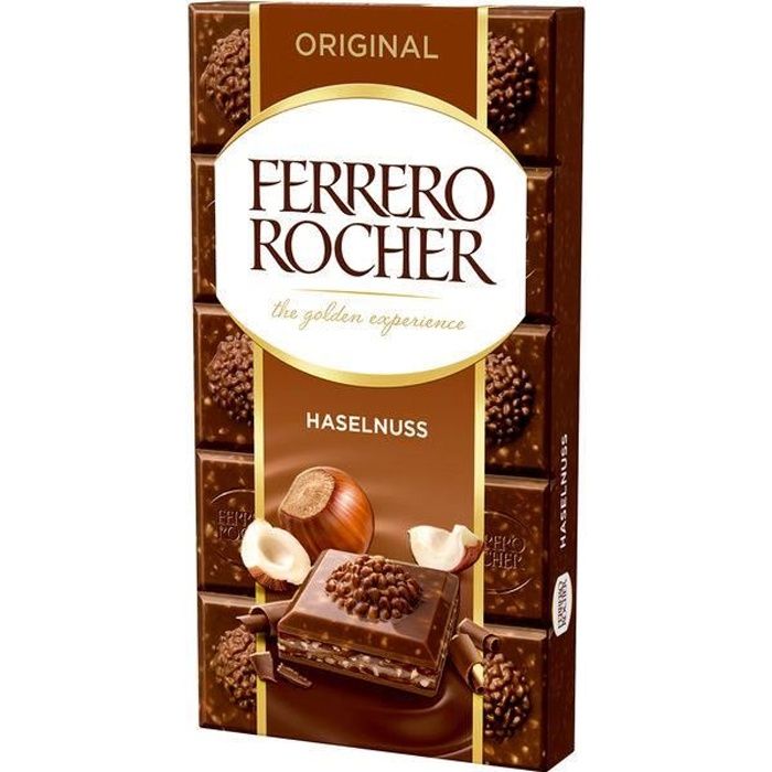Ferrero Rocher Original Noisette chocolat 90g (Pack de 8)