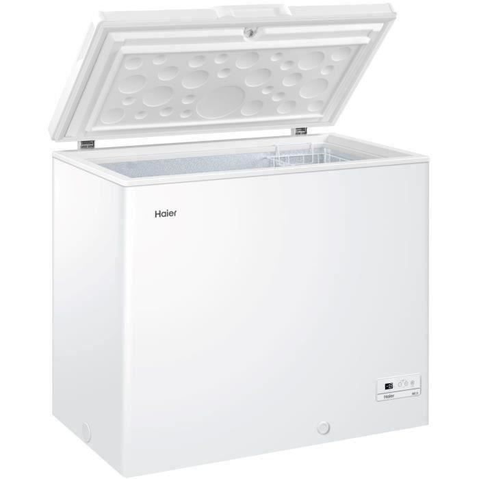 SHOT CASE - HAIER HCE203RAAE - Congélateur coffre - 203L - Froid statique - A+ - L94 x H84,5 cm - Blanc