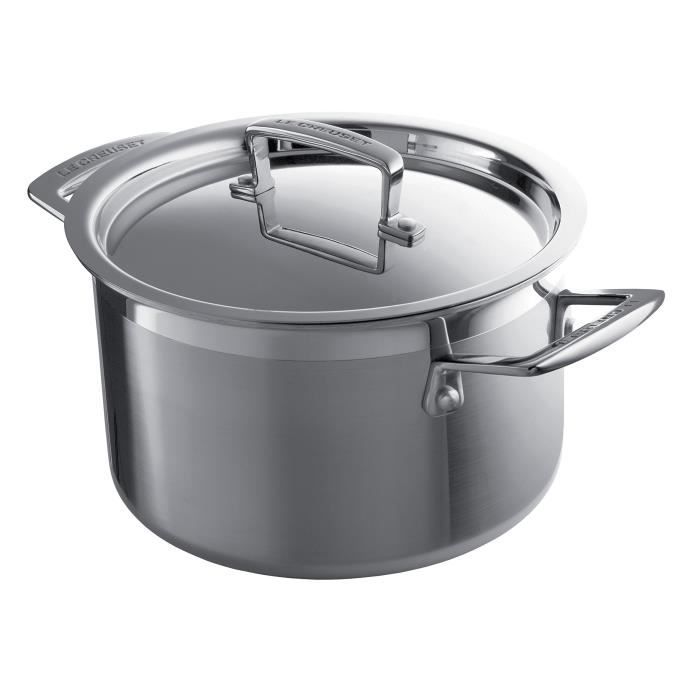 Le Creuset Faitout avec couvercle Triplis, 24cm