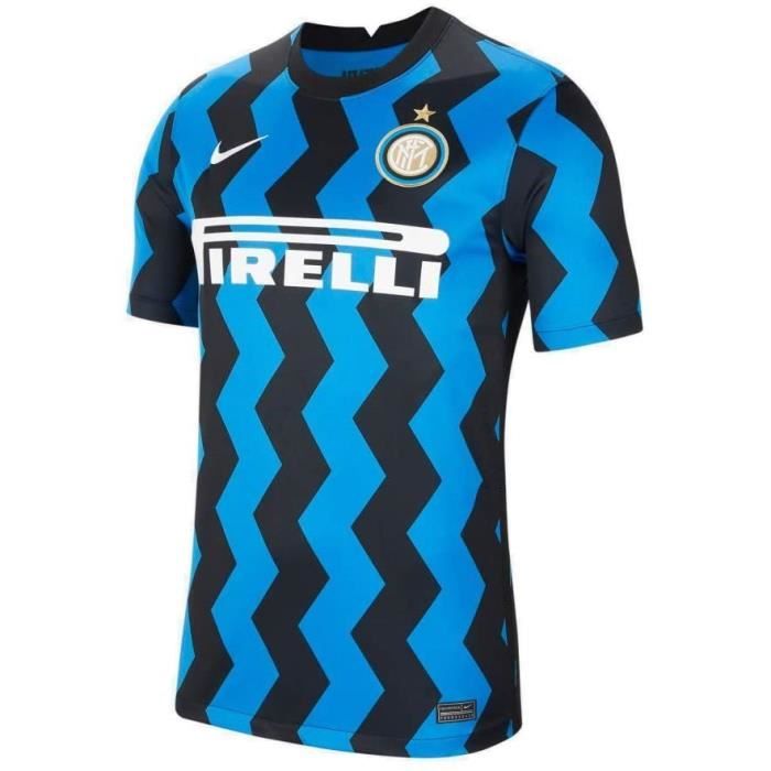 Nike Inter Lk NK Brt Ensemble Hm , Set De Football Unisexe Enfants, Bleu Spark /( Blanc) (Full Sponsor), L
