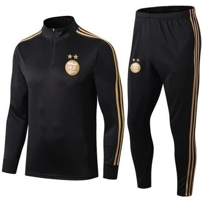 Survêtements Foot Homme Algeria Maillot Foot Adulte Survêtements Foot Noir