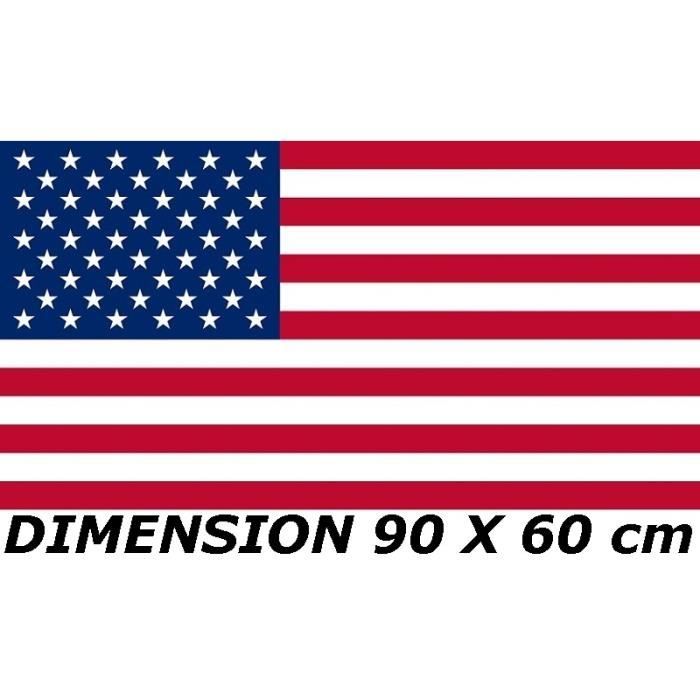 DRAPEAU ETATS UNIS USA AMERIQUE AMERICAIN 90 X 60 cm no Fanion Maillot écharpe Casquette ...