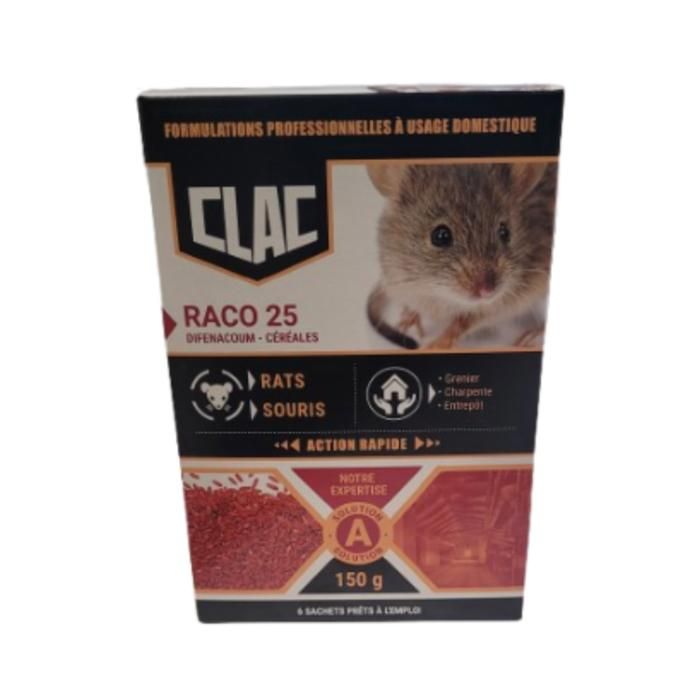 RATUCLAC Rat-souris céréales - 150g