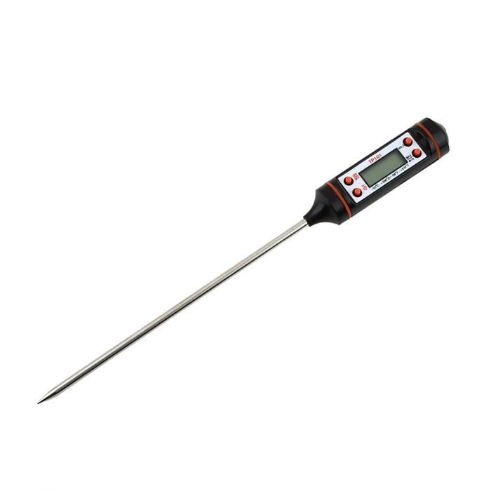 Thermomètre de cuisson numérique, thermomètre de cuisson ultra-rapide avec sonde, ultra rapide, 14,5 cm de long, pour gr