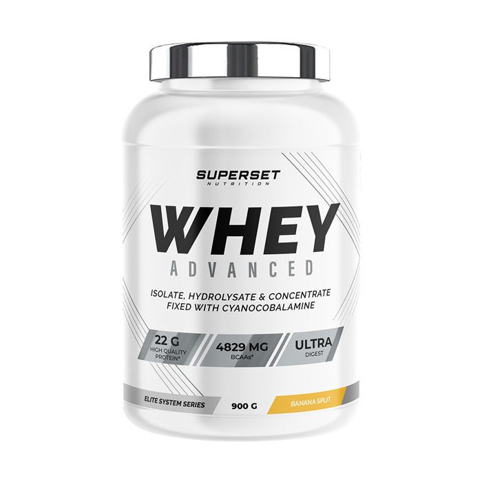 100% WHEY PROTEINE ADVANCED (900gr) | Whey protéine | Banana Split | Superset Nutrition