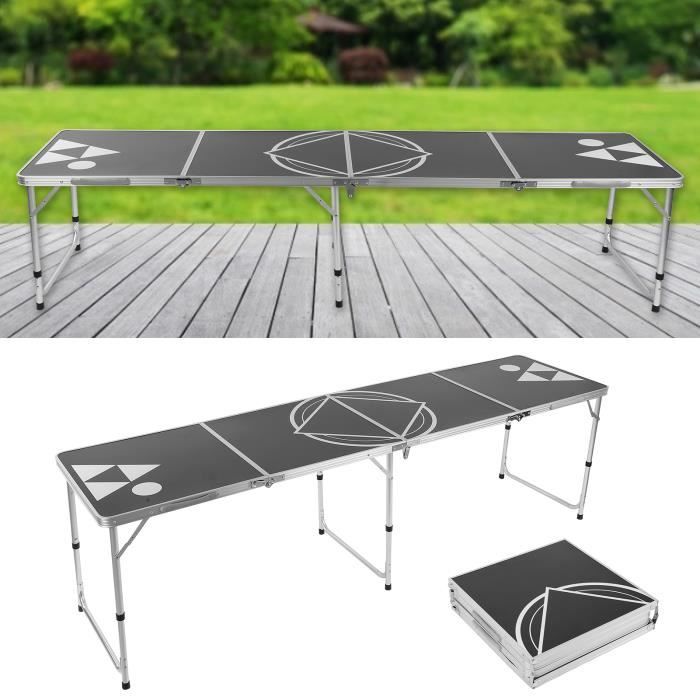 Bureau pliant extérieur de jeu de barre de table de jeu de ping-pong de bière imperméable d'alliage d'aluminium tout neuf YES