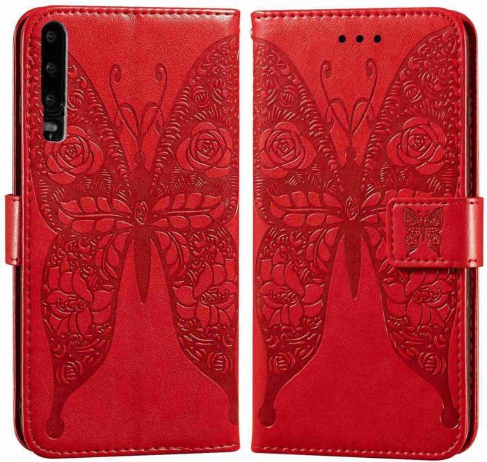 Étui Portefeuille En Cuir Pour Huawei P30, P20, P10 - Protection Antichoc Avec Poches Cartes