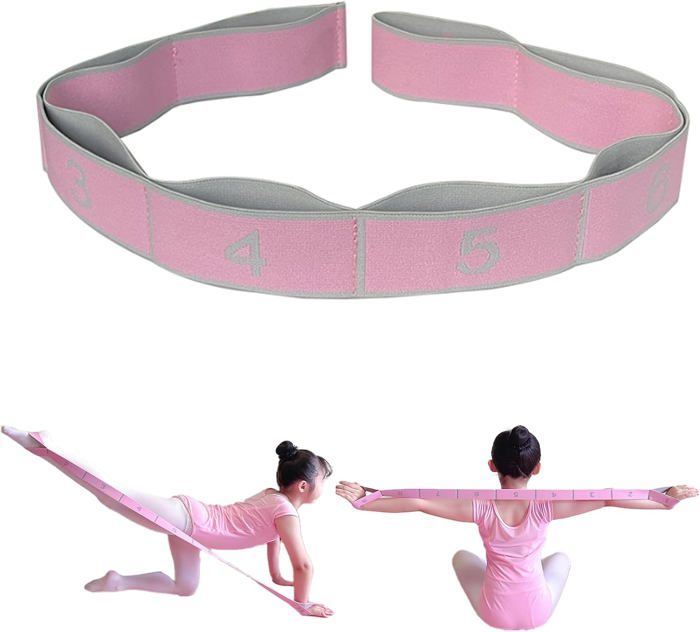 Bande De Résistance Longue XL Avec Boucles – Stretch Band – Gymnastique, Fitness