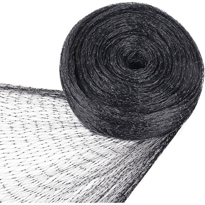 Filet Anti-oiseaux 4x12 M, Maille 20x20 Mm - Protection Potager, Arbres Fruitiers, étang, Vert - 8