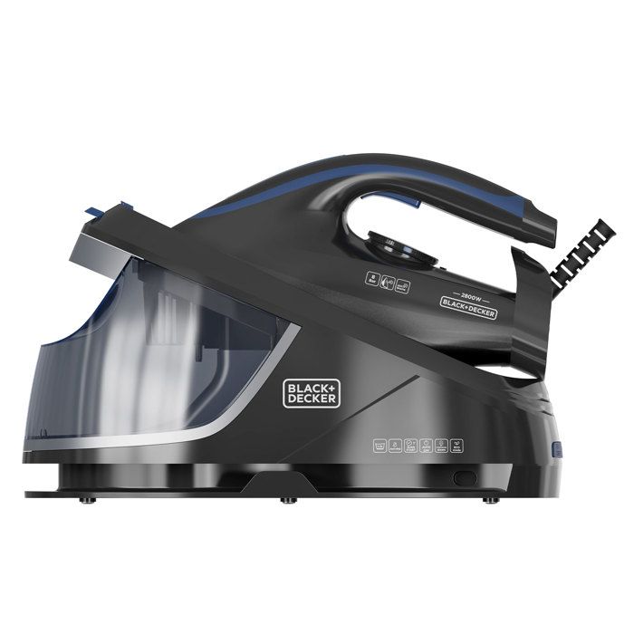 Centrale vapeur - BLACK+DECKER - 2800 W - 8 bars - Coup vapeur 400 g/min - Réservoir 15 L