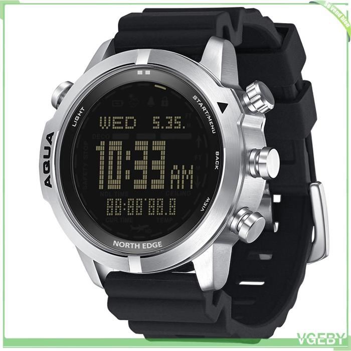 Fafeicy montre de sport Montre analogique numérique de sport pour hommes montre de plongée en acier sport barre Noir Fafeicy montre de sport Montre analogique numérique de sport pour hommes montre de plongée en acier sport barre Noir