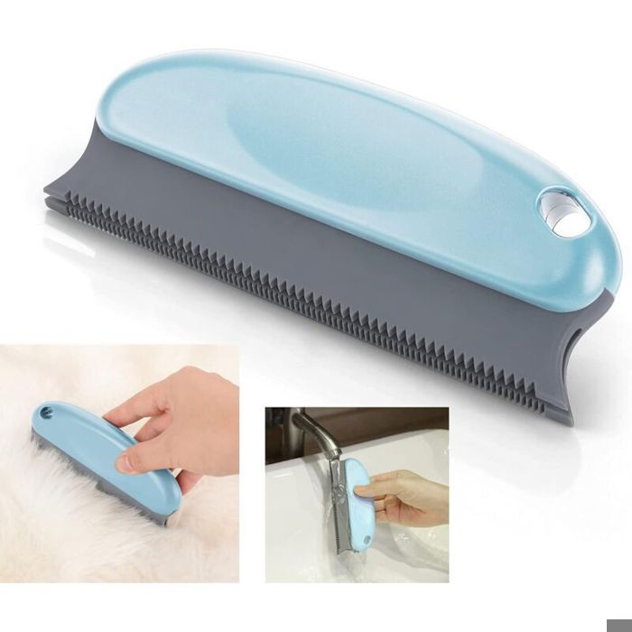 Brosse pour poils danimaux brosse anti-poils de chien pour tapis vêtements et meubles