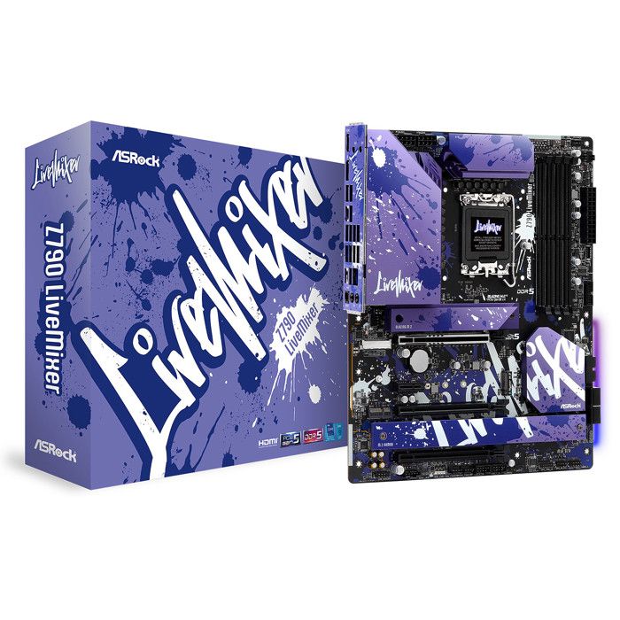 Carte mère - ASRock - Z790 Livemixer - LGA1700 - DDR5 - ATX