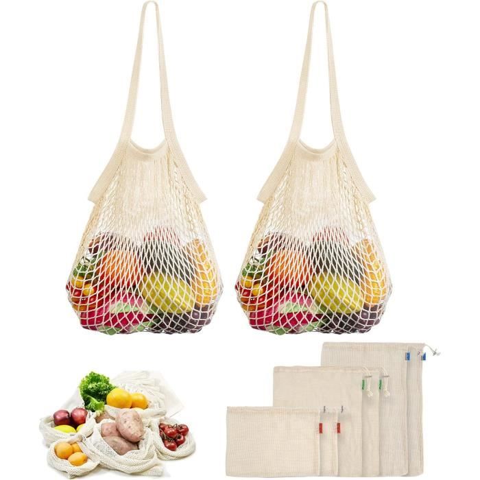 Sac sale legume reutilisable