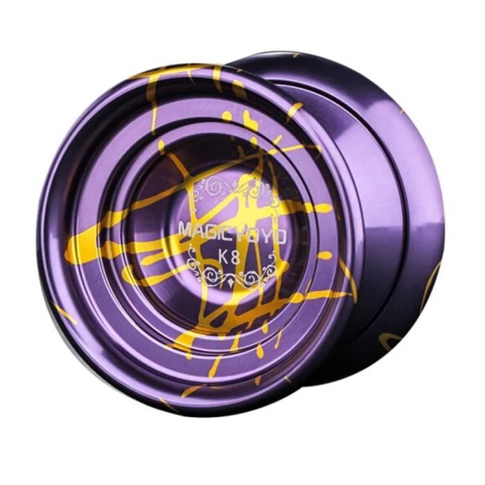 Violet Magicyoyo Yo yo professionnel K8 en alliage m tallique et