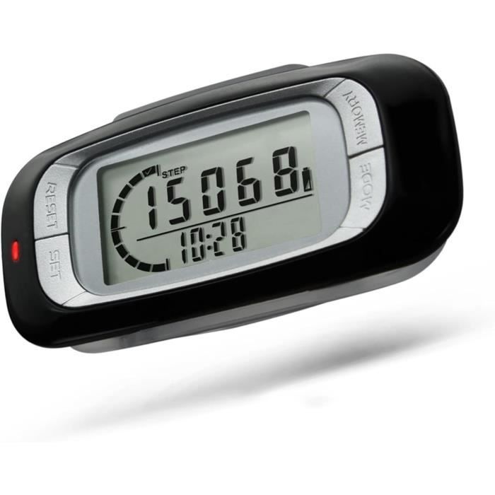 Compteur de Pas Podomètre à Clip Numérique 3d Simple pour Distance de Marche Compteur de Pas Podomètre à Clip Numérique 3d Simple pour Distance de Marche