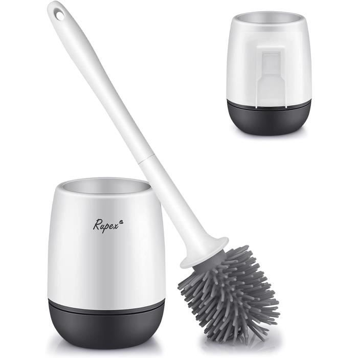 Brosse Wc Toilette Silicone, Balai Wc Et Supports, Poignée En Plastique ...