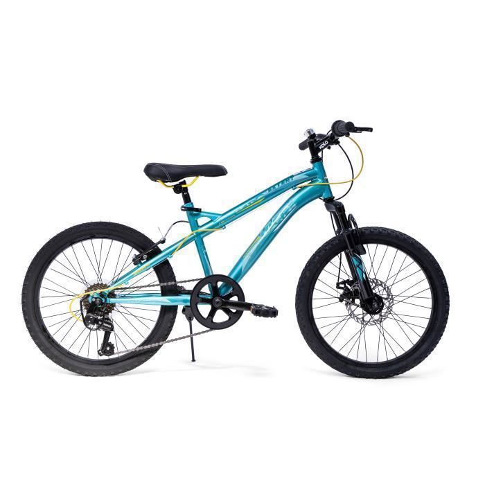 VTT Enfant Huffy Extent 20 Pouces - Shimano 6 Vitesses - Bleu Aqua
