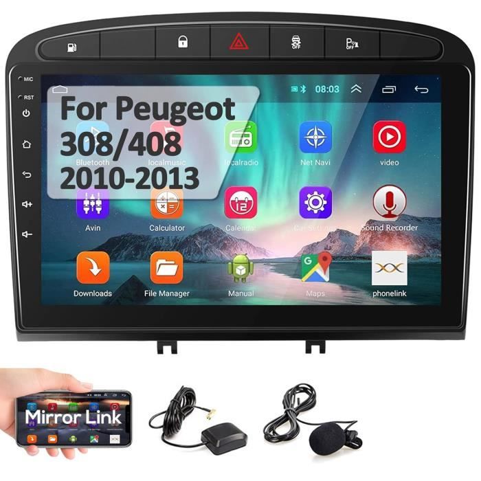 Android Autoradio GPS pour Peugeot 308/408 2007-2013, 9\