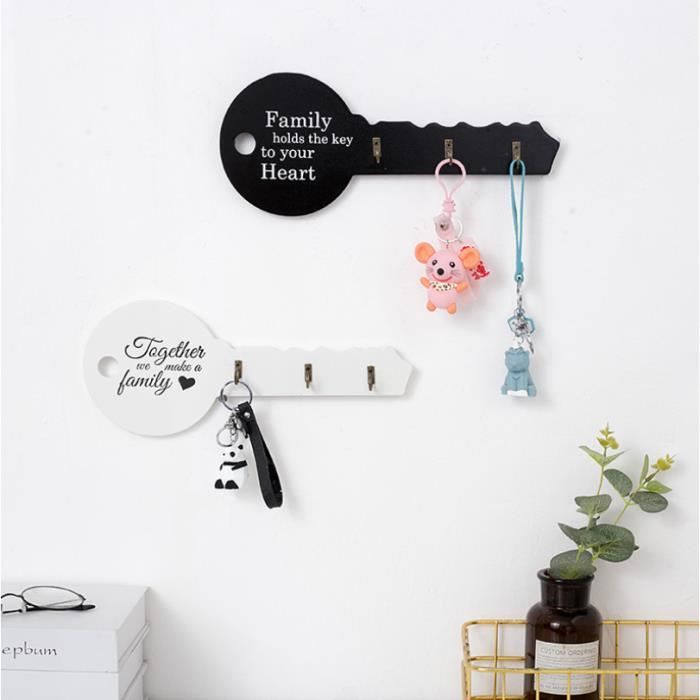 Etagère décorative en bois avec supports à clés Key Etagère décorative en bois avec supports à clés Key