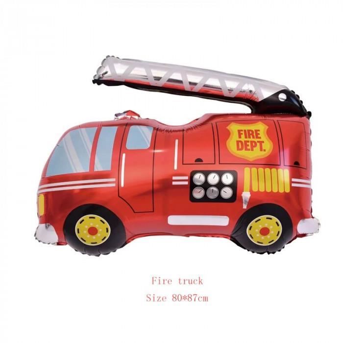 Version Fire Truck Bricolage Dessin Anime Voiture Ballons Camion